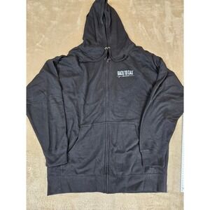 Back to Cali Carlsbad Mens Black Zip Up Hoodie Graphic Print Casual Size XLarge